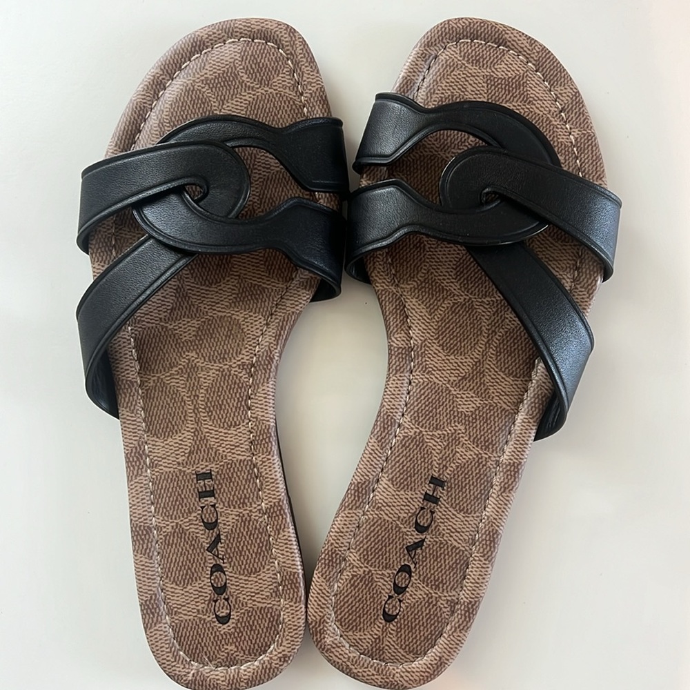 Coach Sandals Black - Picture 3 of 3